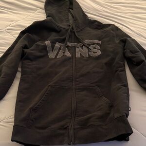 Vans Charcoal and Black Hoodie